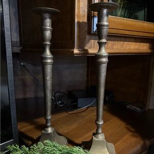Bombay vintage brass candle holders
